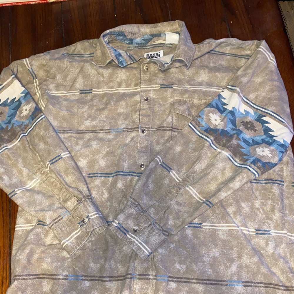 Basic Editions vintage style button down